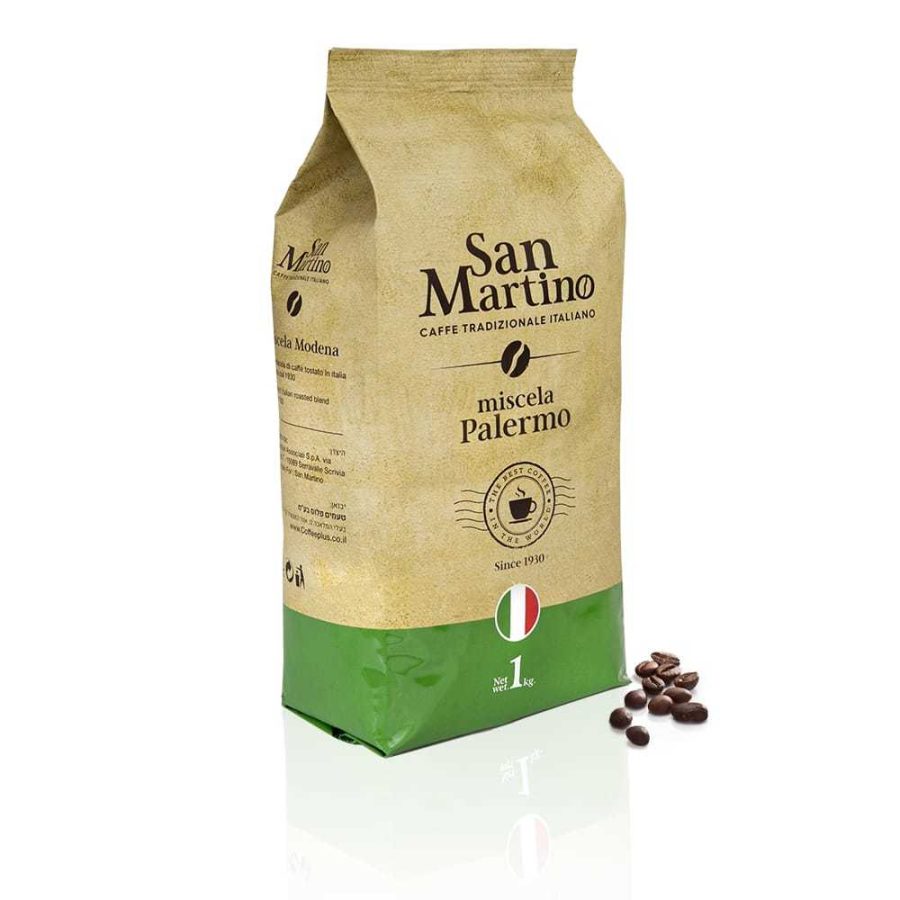 1 ק"ג פולי קפה פאלרמו סאן מרטינו San Martino Palermo