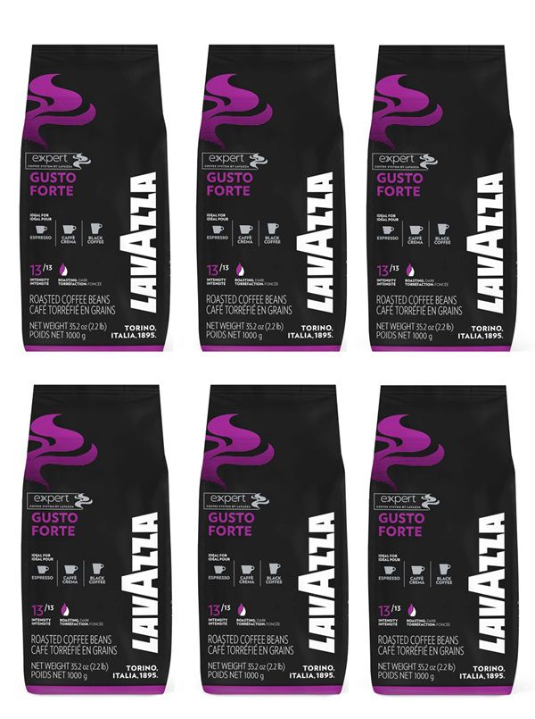 פולי קפה Lavazza Gusto Forte Beans 6 kg