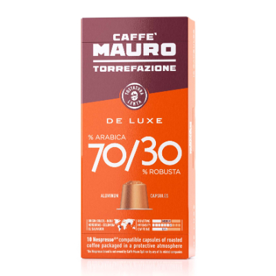10 קפסולות Mauro De Luxe תואמות נספרסו