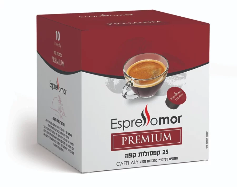 קפסולות קפה למכונת premium- caffitally -אספרסו מור