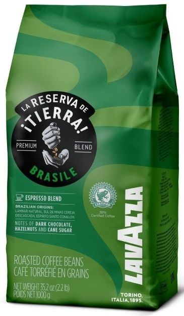 1 ק"ג פולי קפה לוואצה טיארה ברזיל Lavazza Tierra Brasile