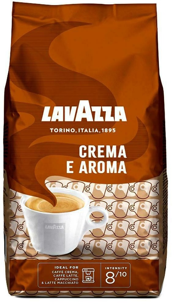 1 ק"ג פולי קפה לוואצה Lavazza Crema e Aroma חום