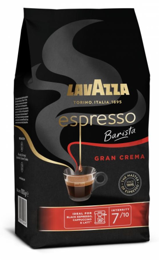 1 ק"ג פולי קפה Lavazza Espresso Barista Gran Crema חוזק 7