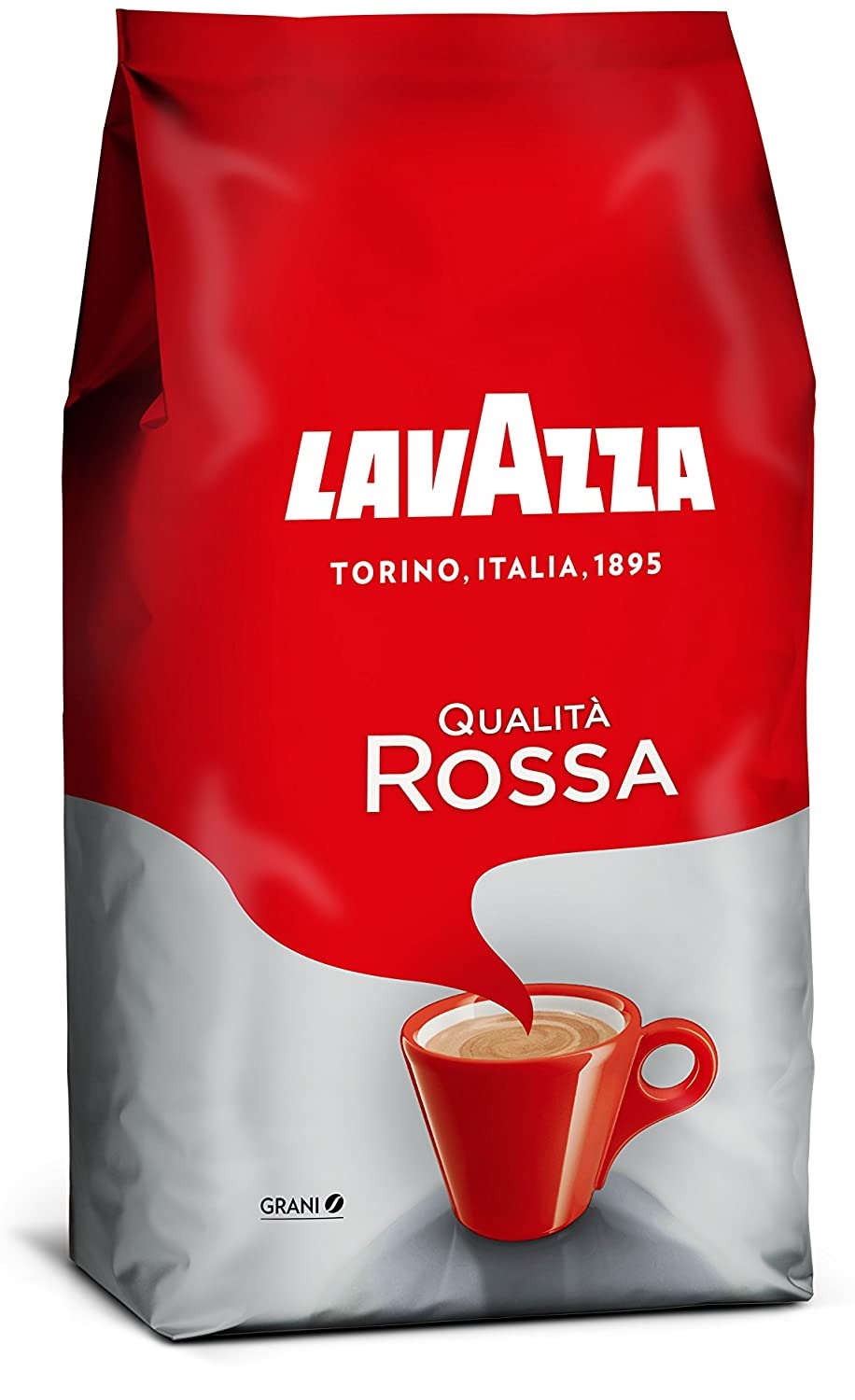 1 ק”ג פולי קפה לוואצה רוסא LAVAZZA ROSSA