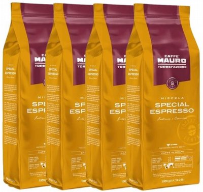 4 ק"ג פולי קפה מאורו ספיישל אספרסו Caffè Mauro Special Espresso
