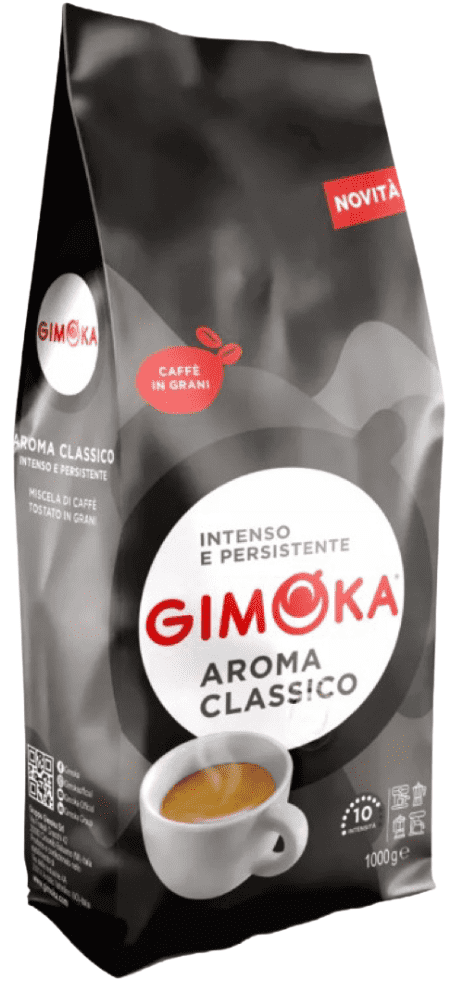 1 ק"ג פולי קפה גימוקה ארומה קלאסיקו - Gimoka Aroma classico