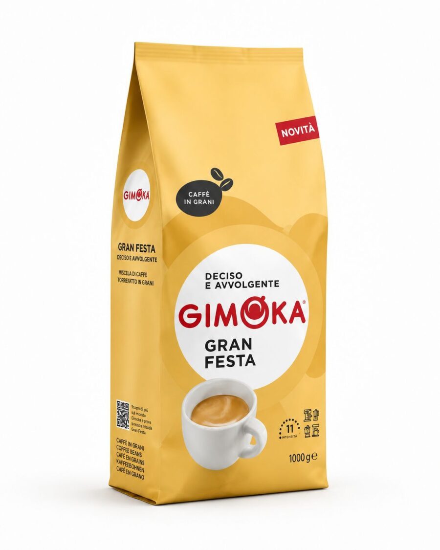 1 ק"ג פולי קפה ג'ימוקה גראן פסטה GIMOKA GRAN FESTA