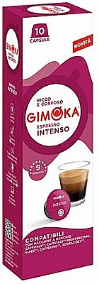 10 קפסולות קאפיטלי גימוקה אינטנסו Gimoka Caffitaly Espresso Intenso