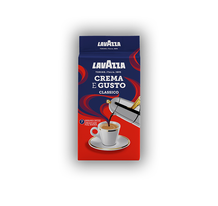 250 גרם קפה טחון לוואצה קלאסיקו Lavazza Crema e Gusto Classico