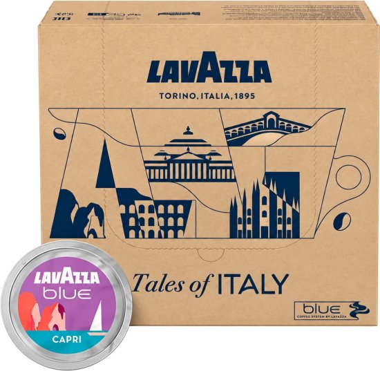 מארז 100 קפסולות קפה Espresso Capri למכונות Lavazza Blue מבית Lavazza – תמונה 2